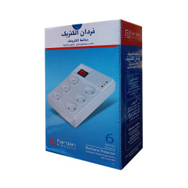 محافظ بدون ارت 6 خانه 4/5 متر صوتی تصویری 10 آمپر فردان