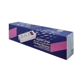 رابط بدون ارت کلید دار 3 خانه بدون سیم 10 آمپر فردان (شهاب)