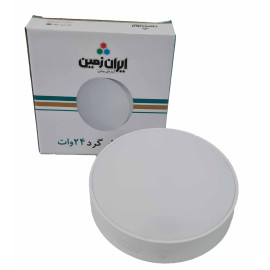 پنل SMD روکار دور فلز 24 وات گرد مهتابی ایران زمین
