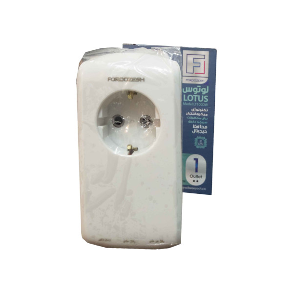 محافظ ارت دار تک خانه(لوتوس)دو شاخ دار دیجیتال پکیج فروزش محافظ ارت دار تک خانه(لوتوس)دو شاخ دار دیجیتال پکیج فروزش