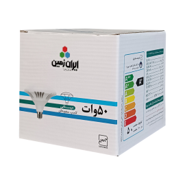 لامپ LED استوانه شفاف 50 وات E27 مهتابی ایران زمین لامپ LED استوانه شفاف 50 وات E27 مهتابی ایران زمین