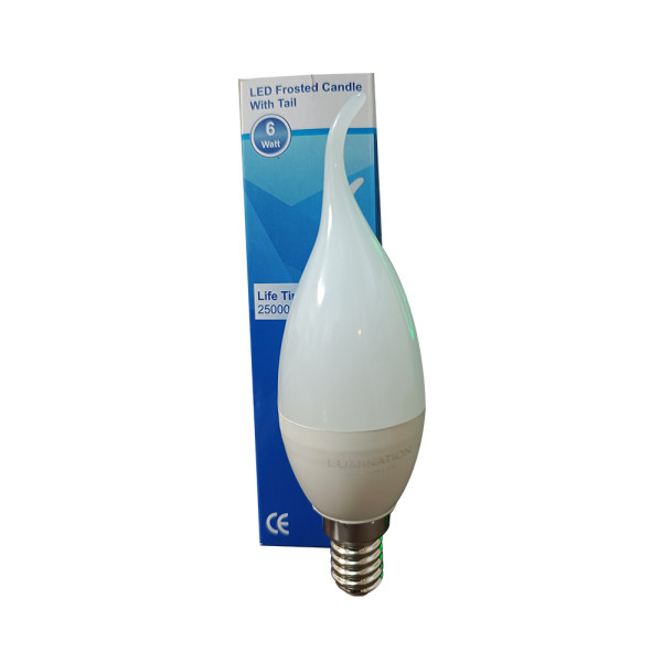 لامپ اشکی 6SMD وات E14 مات آفتابی آروشا