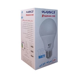 لامپ LED حبابی 12 وات E27 مهتابی نارون لیان