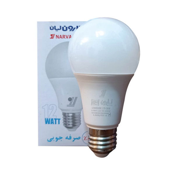 لامپ LED حبابی 12 وات E27 مهتابی نارون لیان لامپ LED حبابی 12 وات E27 مهتابی نارون لیان