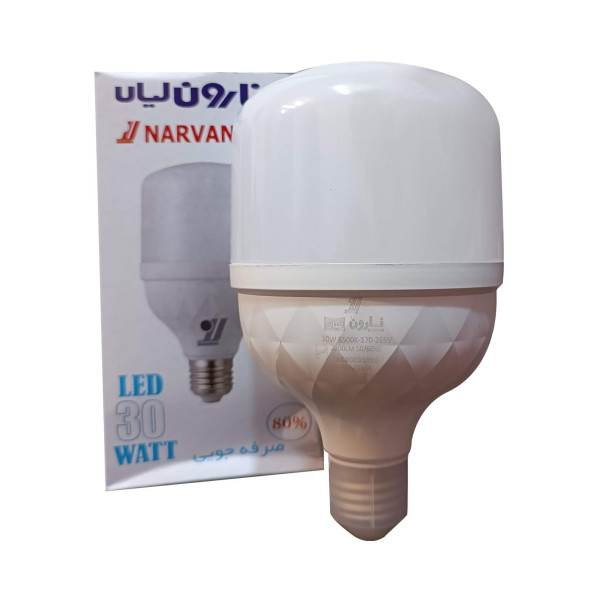 لامپ LED استوانه 30 وات E27 مهتابی نارون لیان