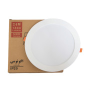 پنل SMD توکار بک لایت 24 وات گرد مهتابی ویسنا آلوم..