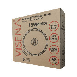 چراغ سقفی LED سنسوردار 15 وات ویسنا (VS966)